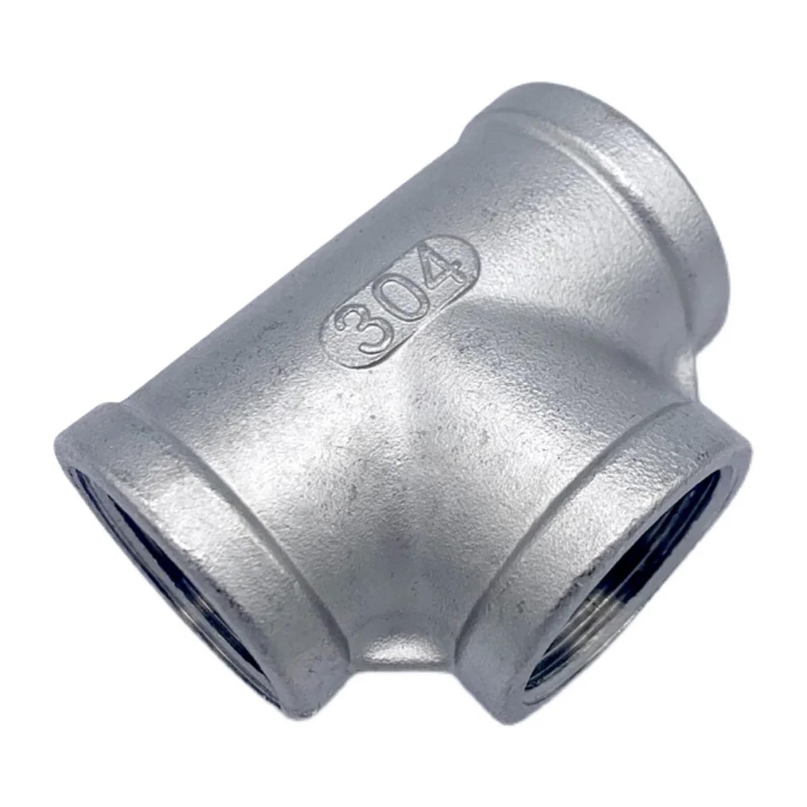 3" bspt NPT Female Tee 3 Ways Splitter 201 304 316 Stainless Steel Pipe Fitting Connector Coupler(BSPT SS201)