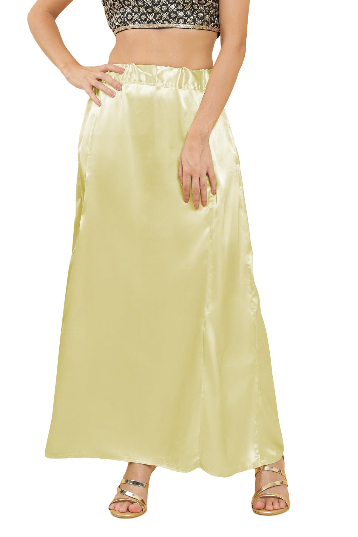 soch Beige Satin Petticoat-picture-45