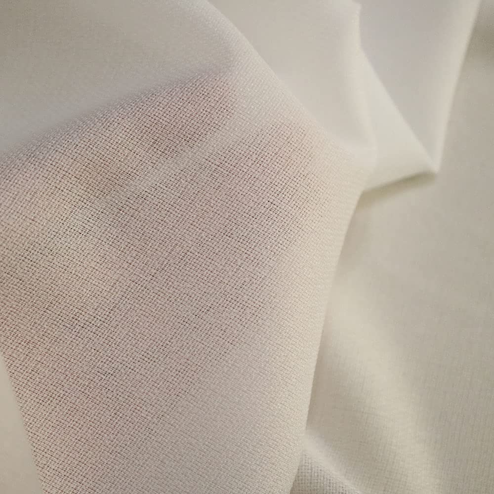 Entretela Fusible 150 cm * 5 m Fusible Tela de interlapa de interlapado Suave Blanco Tejido Linda de Tela de interrelación de Ropa de Costura 347 (Color : White Color)
