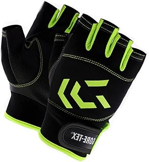 YanHLQJY Fishing Gloves sunscreen Fingerless Gloves Half Fin