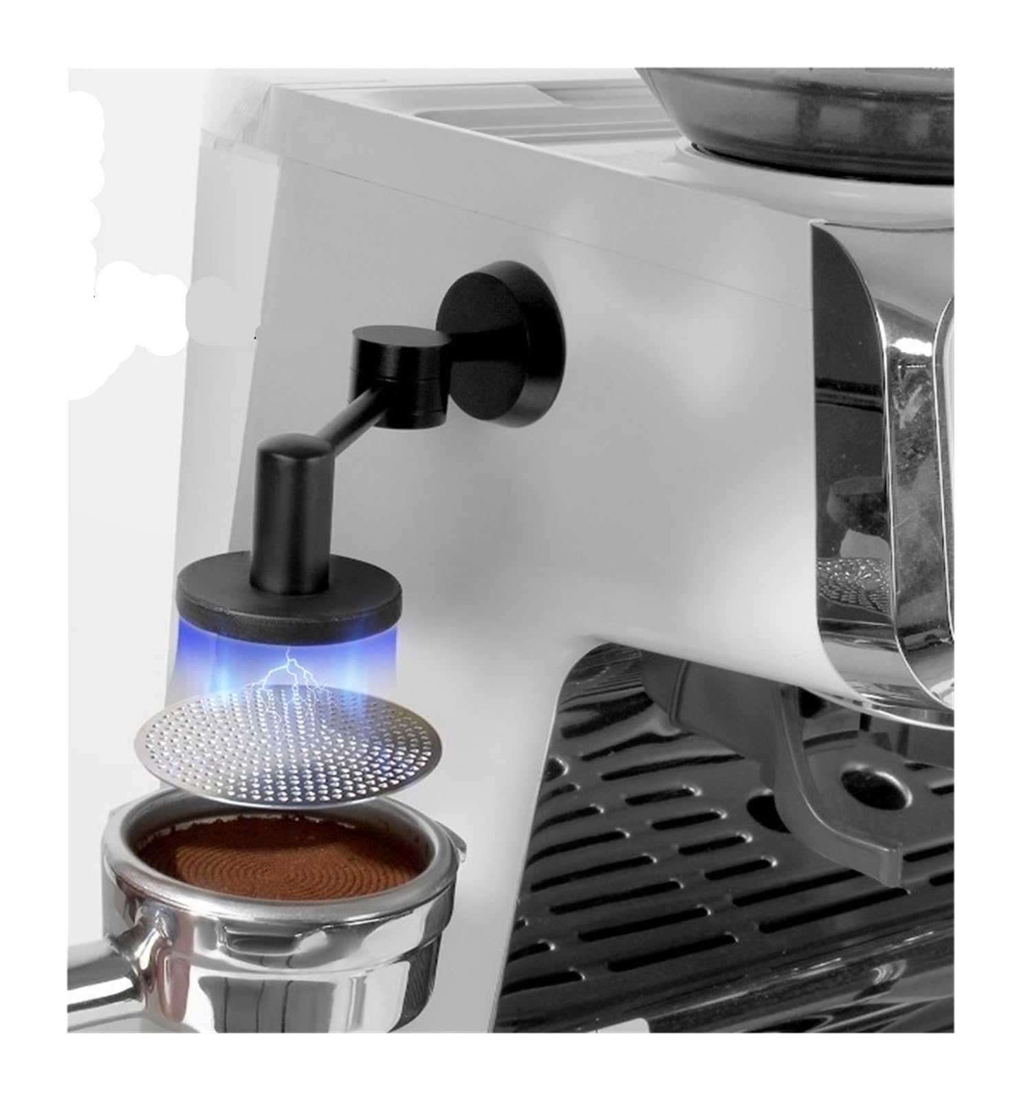 Generico Portaoggetti magnetico in metallo adatto for la distribuzione dell'acqua della macchina da caffè(Black B)