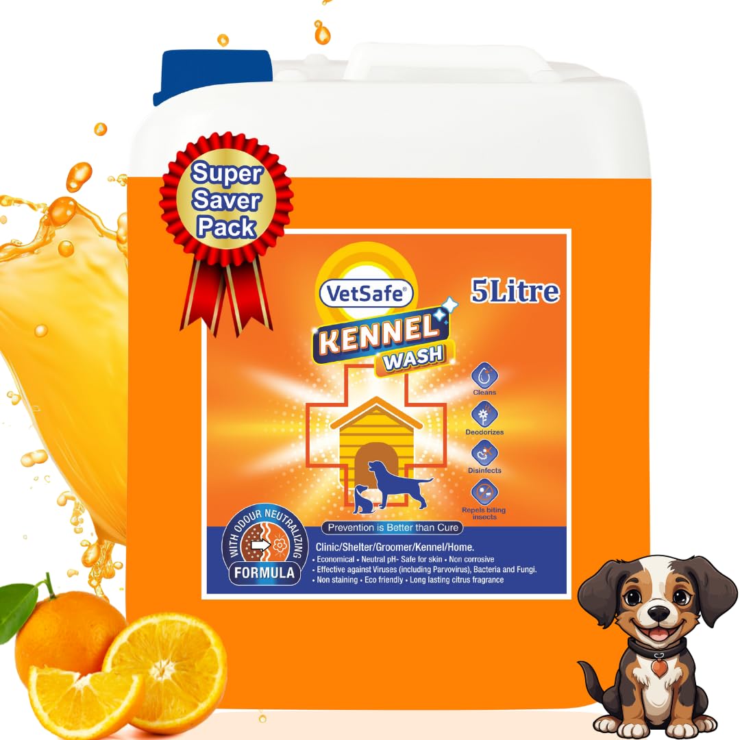 VetSafe Kennel wash 5000 ml Pet area refreshener Kennel cleaner