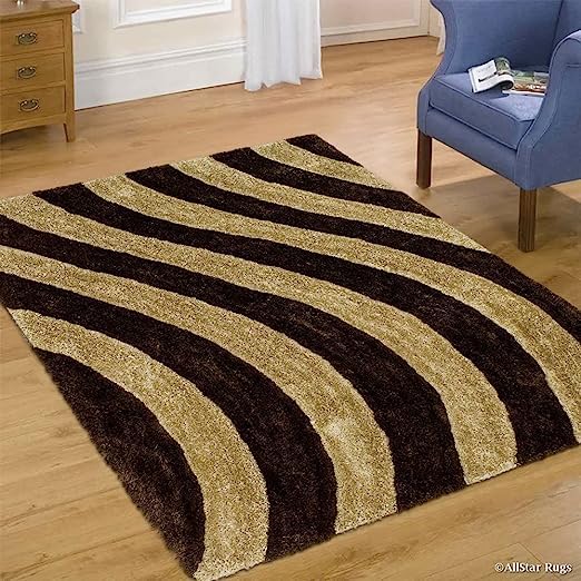 Image of Modern Quality Carpet /Trending Design Hand Woven Fluffy Rug /Mats for Bedroom /Dinning Hall /Living Room 2-inch Thick [Size 12x15 feet]