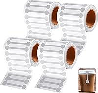 Vista 14 de Teling 2 Rollos 1000 Piezas Cinta Evidente de Manipulación 2.75 x 0.5 Pulgadas Pegatinas Calcomanías a Prueba de Manipulación Cinta en Blanco