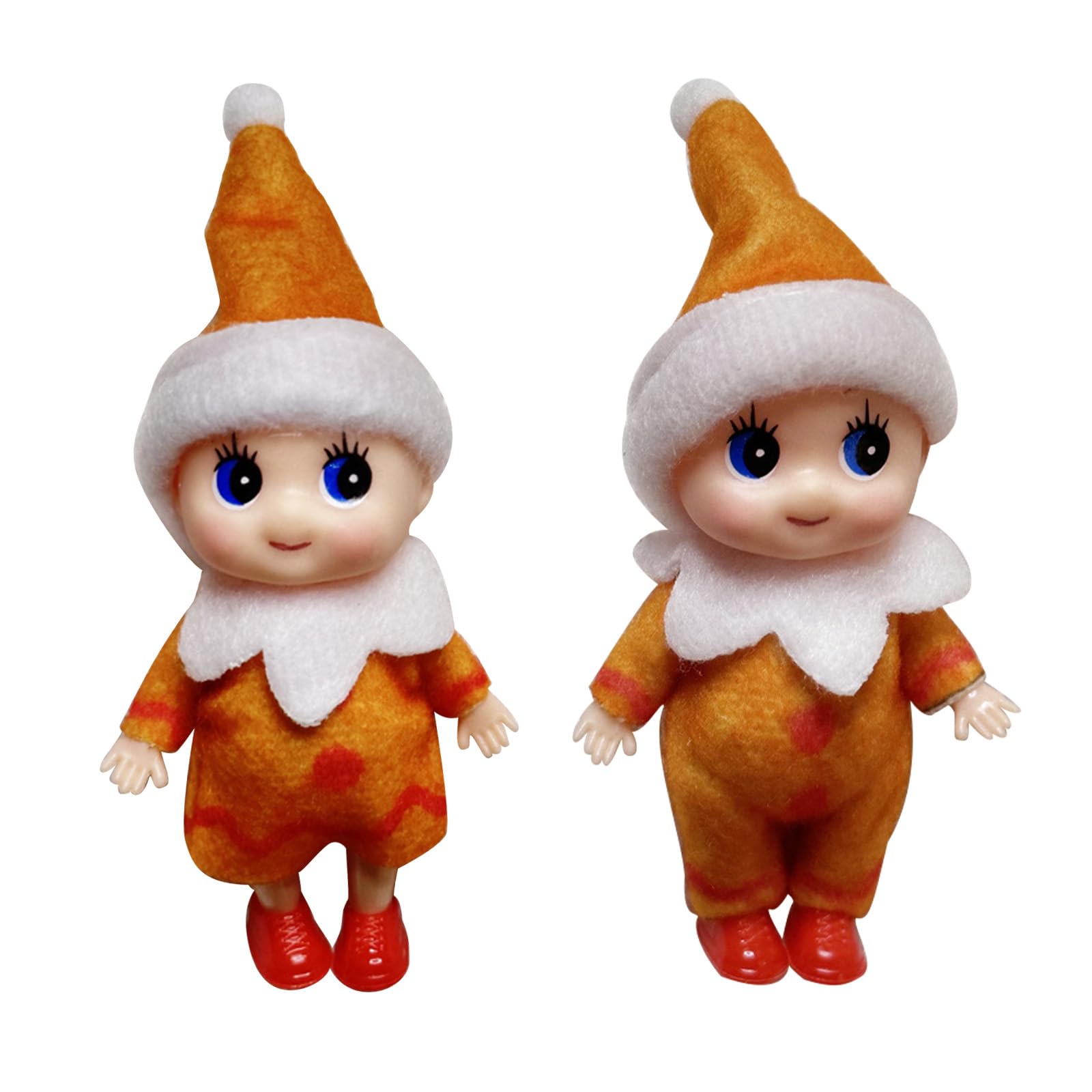 Elfa De Navidad Traviesa - Figura Decorativa Con Cuerpo Suave Y Cara De Vinilo, 30 Cm, Para Árbol Y Hogar