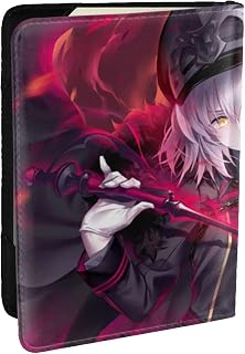 パスポートケース ホルダー ジャンヌ・オルタ Fgo トラベルウォレット 海外旅行用 高級puレザー パスポートカバー 多機能収納ポケット 名刺 クレジットカード 航空券 エアチケット 汚れ防止