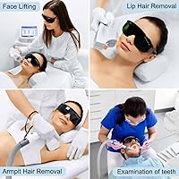 Vista 6 de Gafas de seguridad láser IPL de 190 nm a 2000 nm, gafas protectoras UV contra láser, gafas de protección ocular para tratamiento de depilación láser