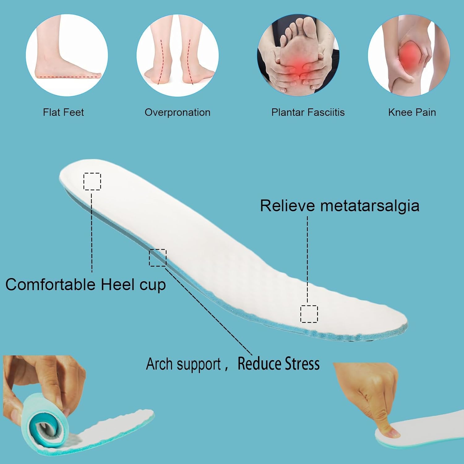 3 inch Platform Sneakers for Women - Chunky White Leather Shoes with 5.5cm Heel & 2cm Platform Shoes, Cushioning Comfortable Footwear for Walking, Casual Women's Fashion Sneakers Non slip sole - Image 6