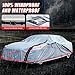 Waterproof Car Covers Replace for 1999-2009 Honda S2000, 6 Layers All Weather Custom-fit Car Cover with Zipper Door & 18 Ponit Windproof Bands for Snow Rain Dust Hail Protection