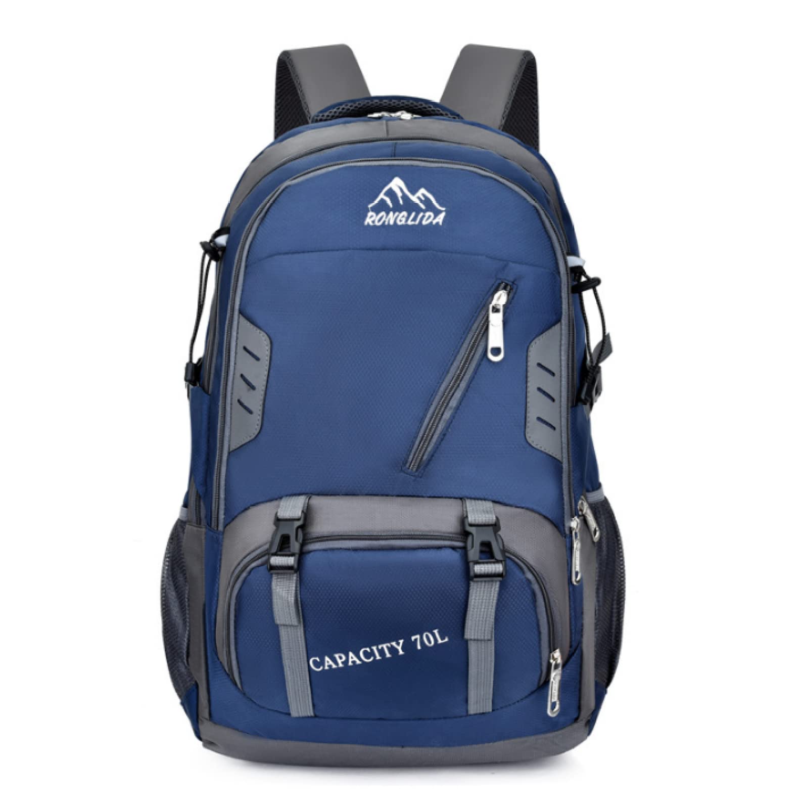 Zaino da viaggio unisex 70L Zaino da viaggio sportivo Borsa da viaggio all'aperto Escursionismo Zaino in nylon Alpinismo Zaino da campeggio