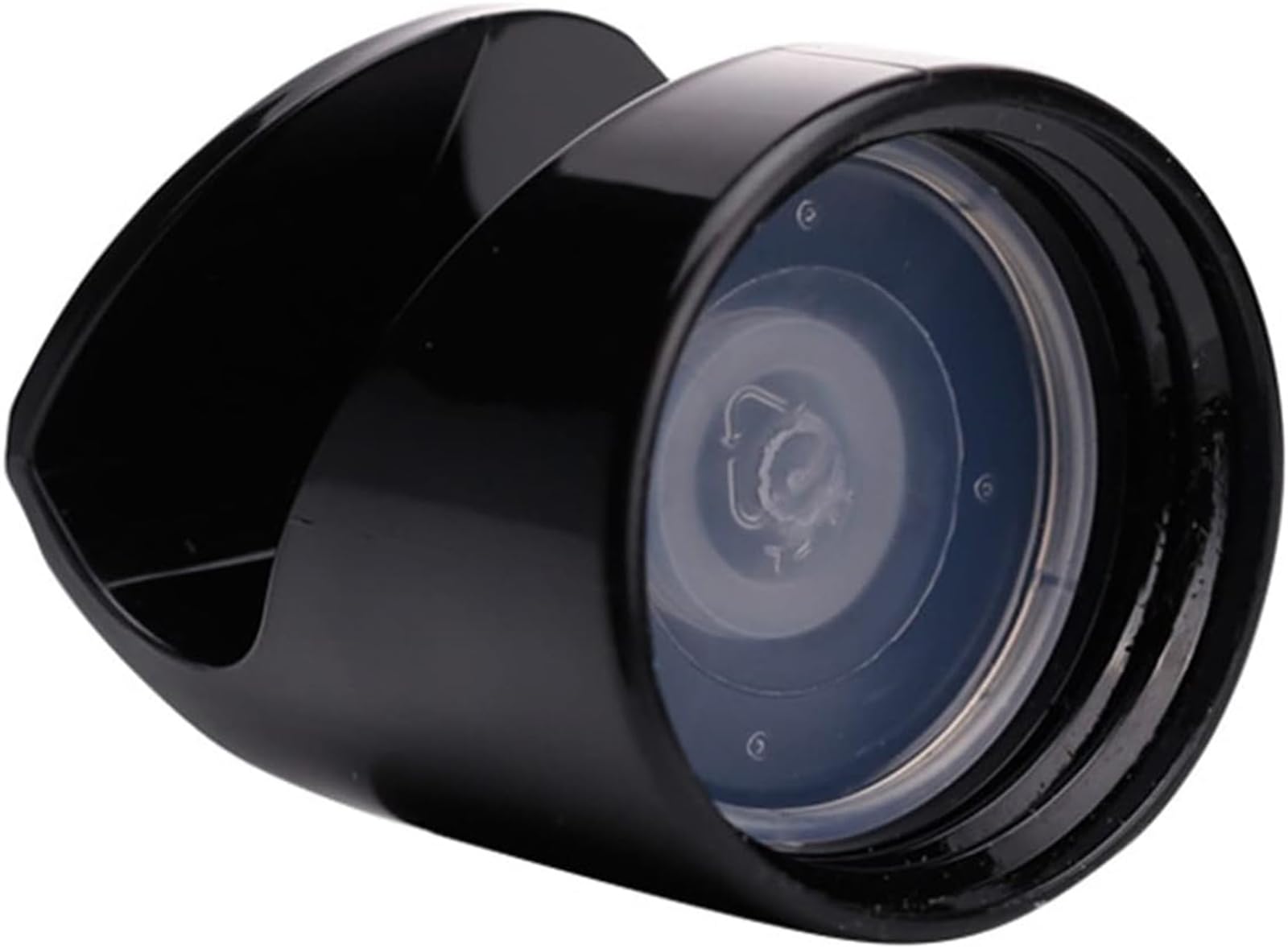 Portaspezie girevole a 360°, con 8 barattoli per spezie, autoportante, organizer per spezie e erbe aromatiche, elegante soluzione da cucina (nero/trasparente)