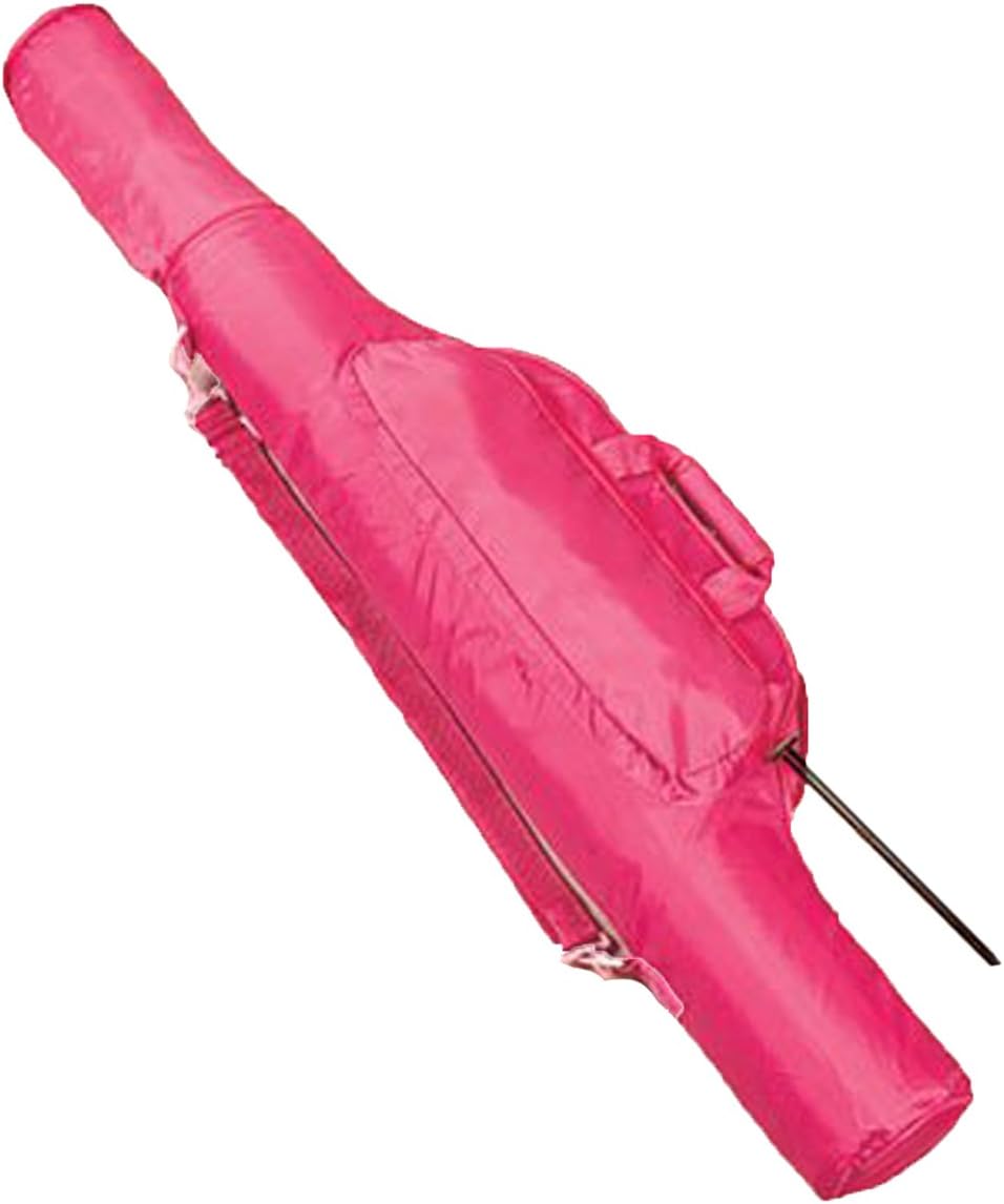 Pink Fishing Pole Gear Carrying Case Bag Expandable From 39" to 49" Long