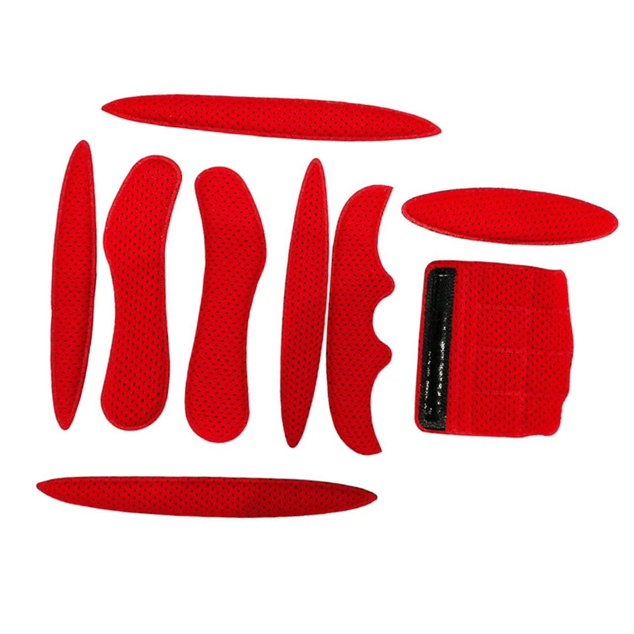 BRIGHTFUFU Riding Helmet Buffering Mat Heat Moisture Wicking Non-Slip Helmet Pad Ergonomic Design