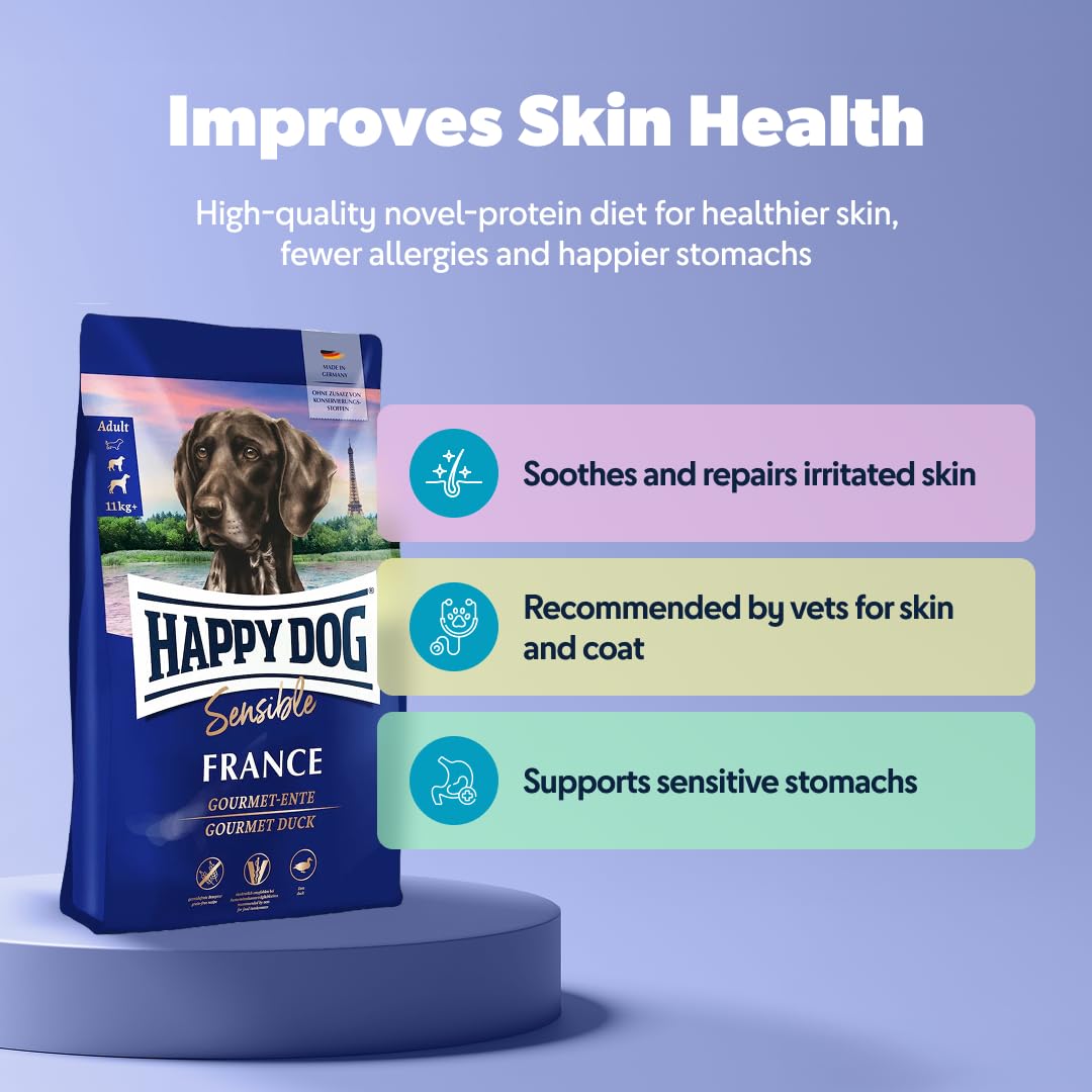 Happy Dog 60559 - Sensible France Gourmet - sucha karma dla psów dorosłych - zawartość 1 kg
