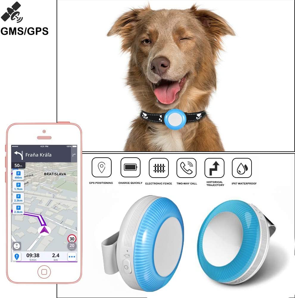 Mini rastreador GPS para niños mayores, mascotas, gato, perro, seguimiento en tiempo real/geo-fence/IP65 impermeable/2 vías llamadas de voz CW802