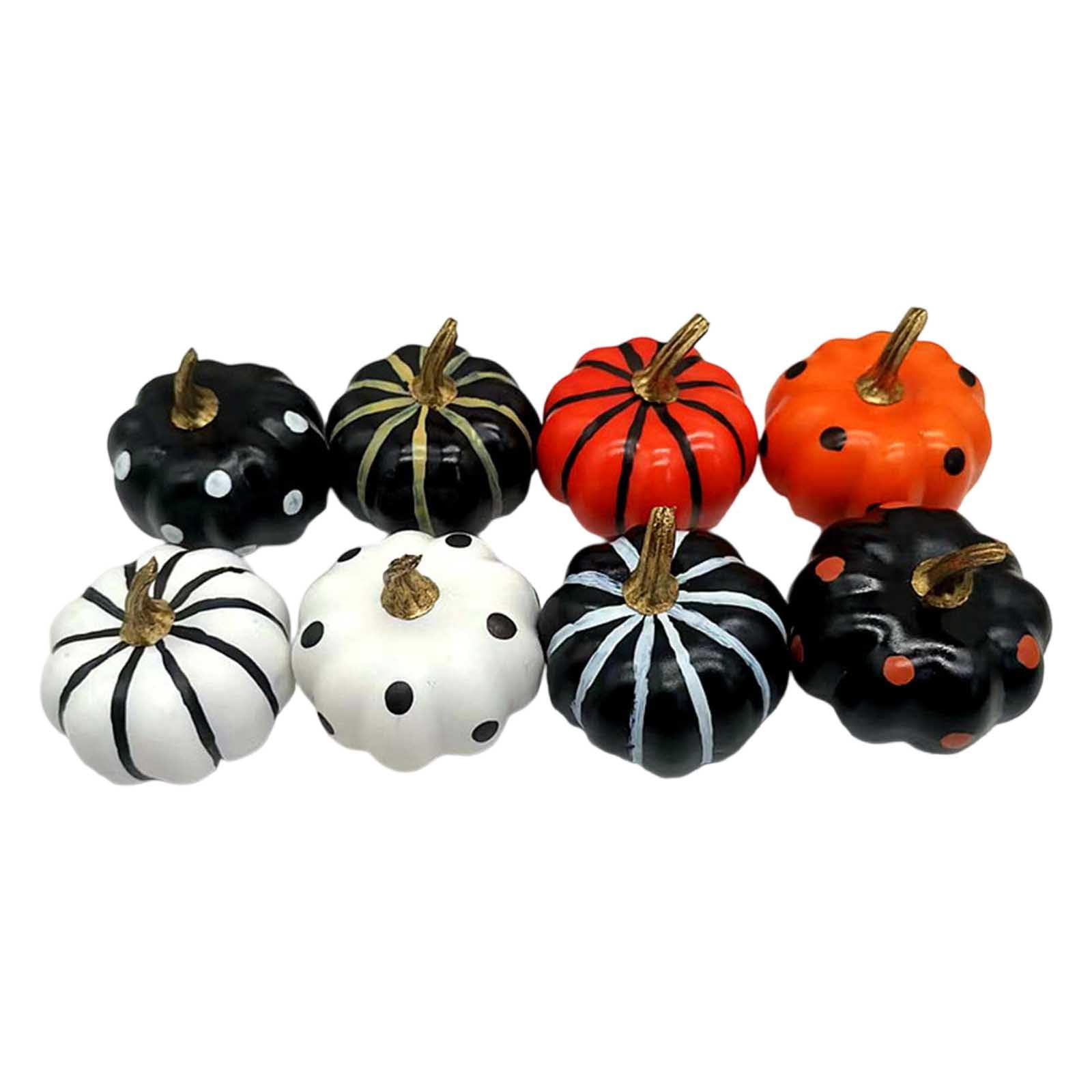 Xjdzineq 8PCS Rough Artificial Vegetable Thin Scheme Arrange for Wrap Dining Table Fall Theme Deck Spume Holiday Table Highlight