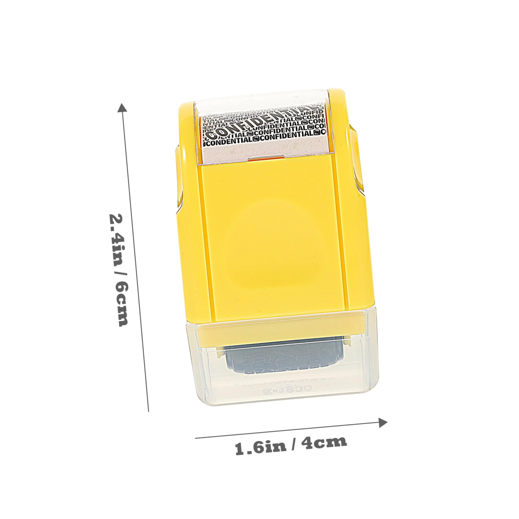 Lurrose 4pezzi Convenient Roller Stamp Per Privacy Per Nascondere Sensibili Su Documenti Fatture e Accessorio Per La Protezione