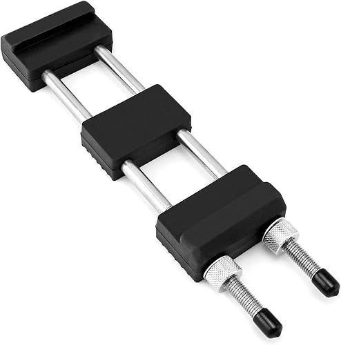 QWORK Soporte para piedra de afilar, soporte universal para piedra de afilar, ajustable de 5-1/2 a 9 pulgadas, base de piedra de afilar