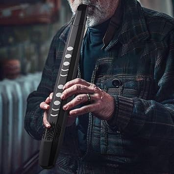 Professional Electronic Saxophone Digital Wind Instrument With LED Display, Electronic Musical Wind Instrument Digital Saxophone, Black