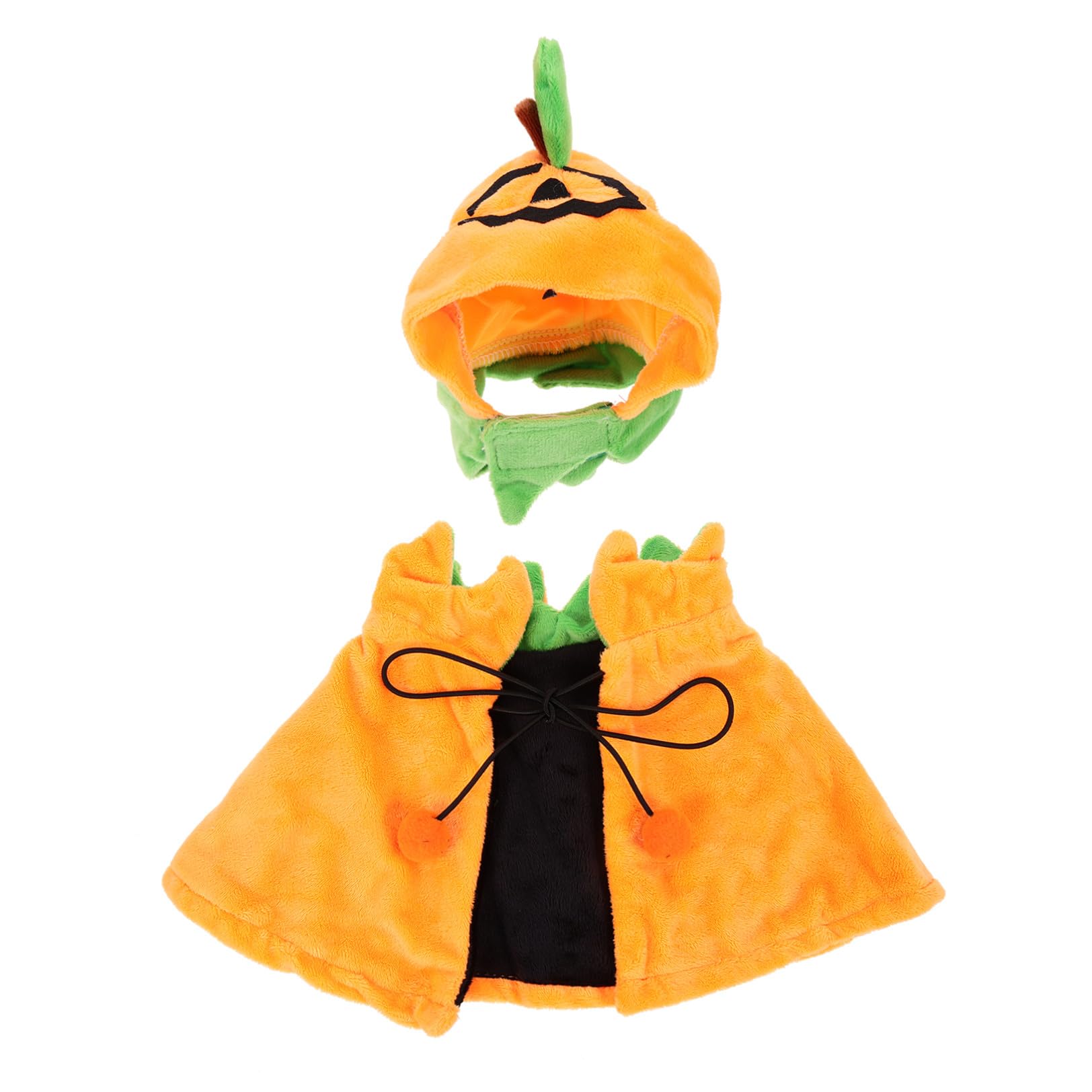 POPETPOP 3 Set Mantello Per Animali Domestici Vestiti Di Zucca Per Cani Costume Da Cane Mantello Per Cappello Da Compagnia Animale Domestico a Doppia Faccia Cappello Per Gatto Peluche