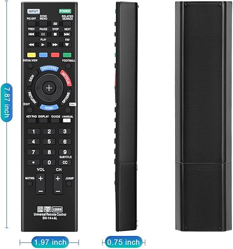 Vista 8 de Gvirtue Mando a distancia universal para Sony TV, reemplazo para casi todos los televisores inteligentes Sony Bravia 4K 8K UHD HD LED OLED LCD Smart