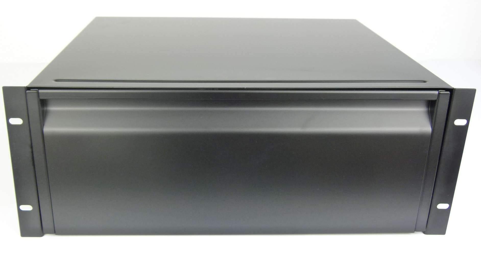 Adam Hall PROFI 4 HE ERGO 19" Rackschublade 874E04 Stahl, schwarz, Rack Schublade (4 HE ERGO Stahl Rackschublade)