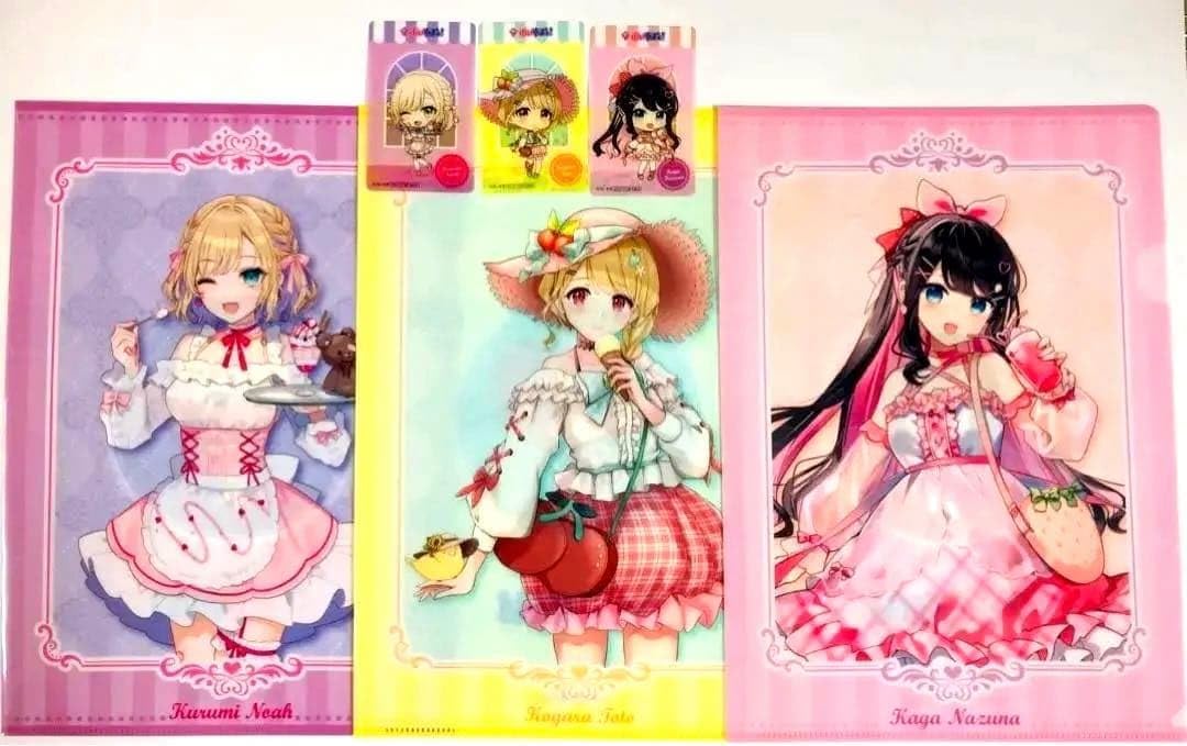 GiGO限定 クリアファイル クリアしおり 3種セット