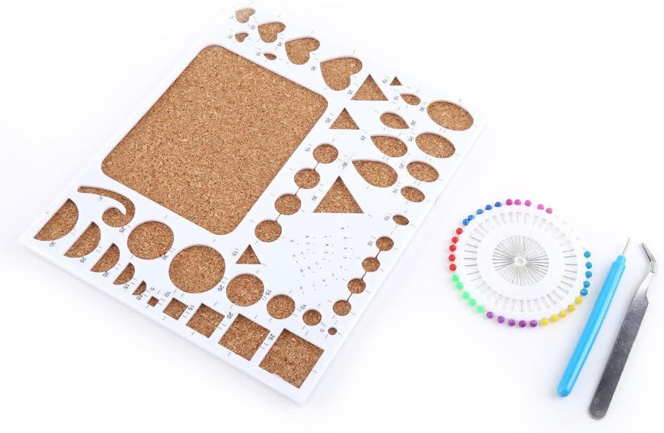 Walfront 4pcs General Paper Craft Quilling Tool Set with