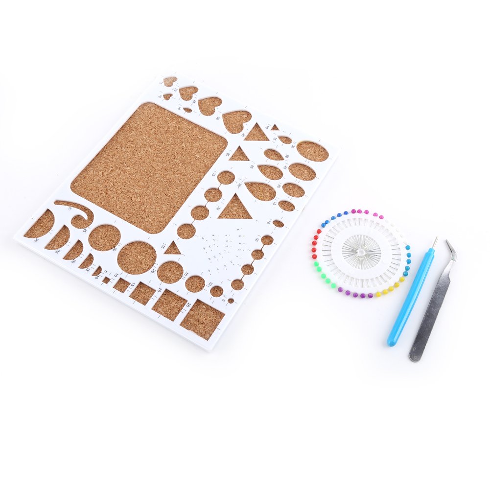 Paper Quilling Craft Quilling Paper, Quilling Tool Kit, Quilling Kit for Quilled Creations Beginner (White)