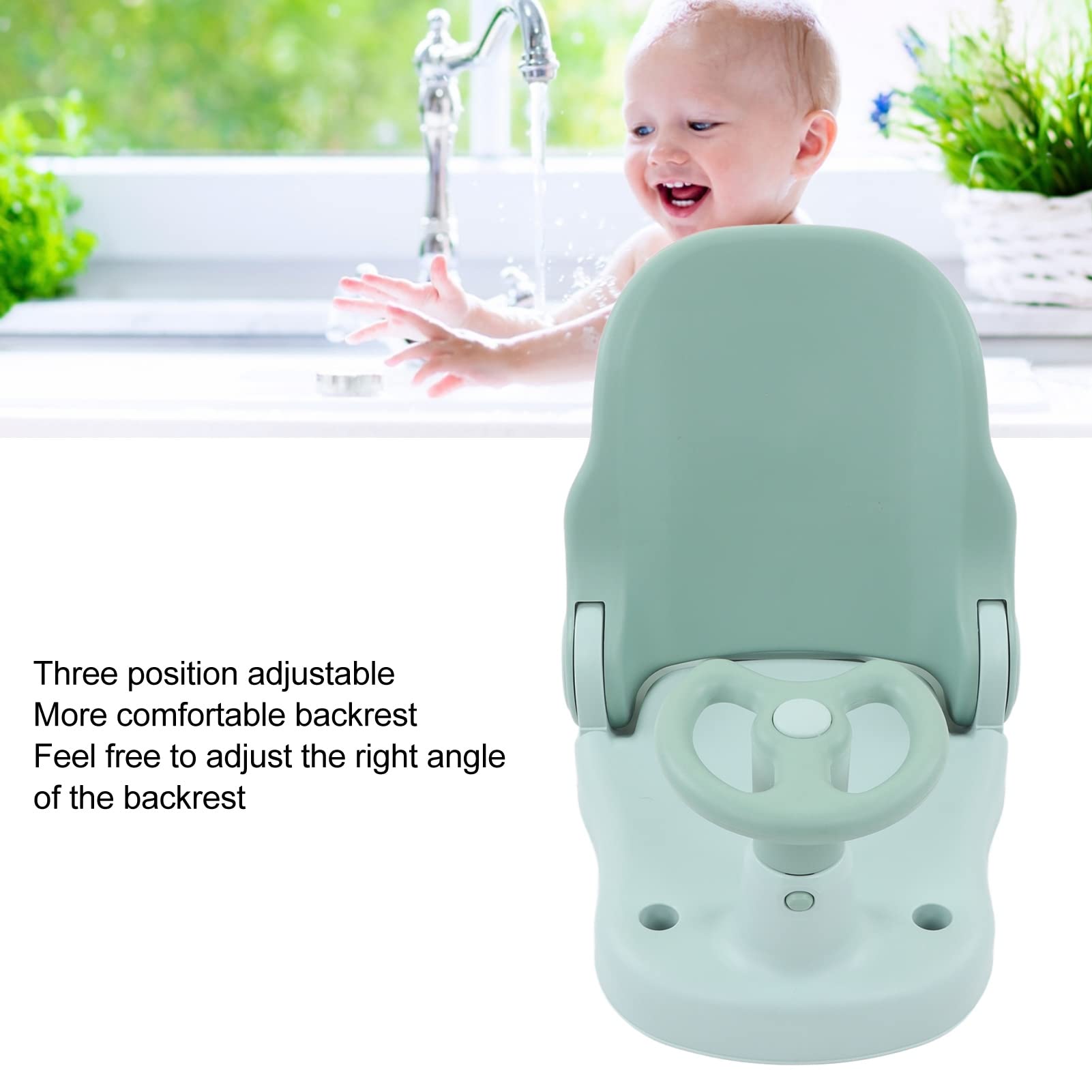 Asiento de Baño para bebé, Asientos de Baño para Bebés Sentados Silla de Ducha para Niños Pequeños para Bañera Infantil Silla de Baño para Sentarse Bebé Asiento de Bañera para