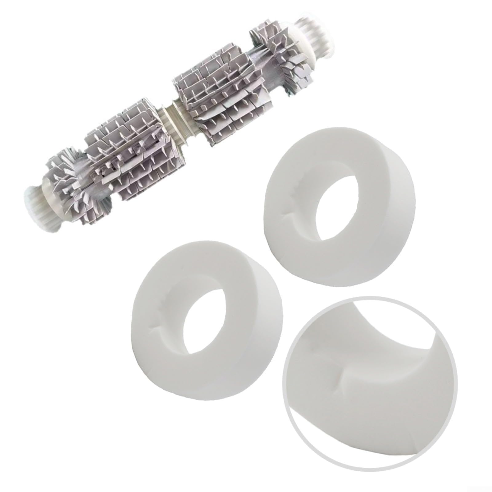 Kit de mantenimiento M400: tubo de rueda de PVC, cepillo de escombros y anillos de escalada compatibles con CC Plus, piezas de repuesto fáciles de instalar