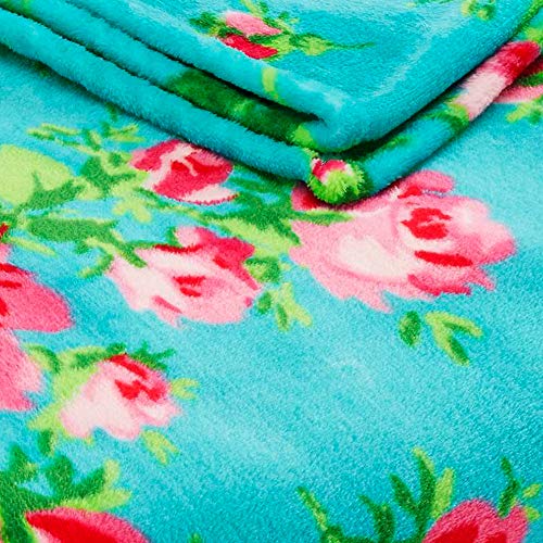 Image of Betsey Johnson - Blanket, Buttery-Soft Throw Blanket for Couch or Bed, Boldly Plush & Oversized Bedding (Bouquet Day, 50 inch x 70 inch)