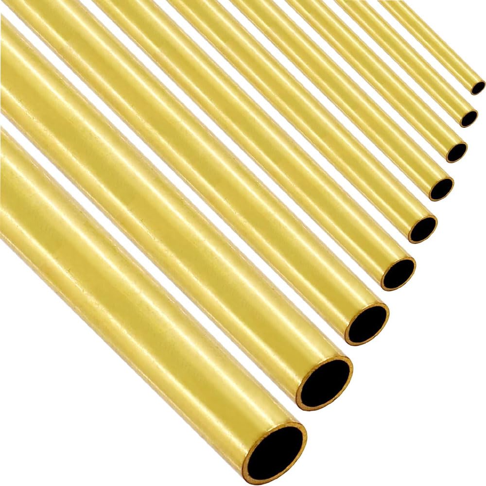 Tubo in Ottone H62 500 mm Spessore 1 mm Diametro Esterno 23 mm