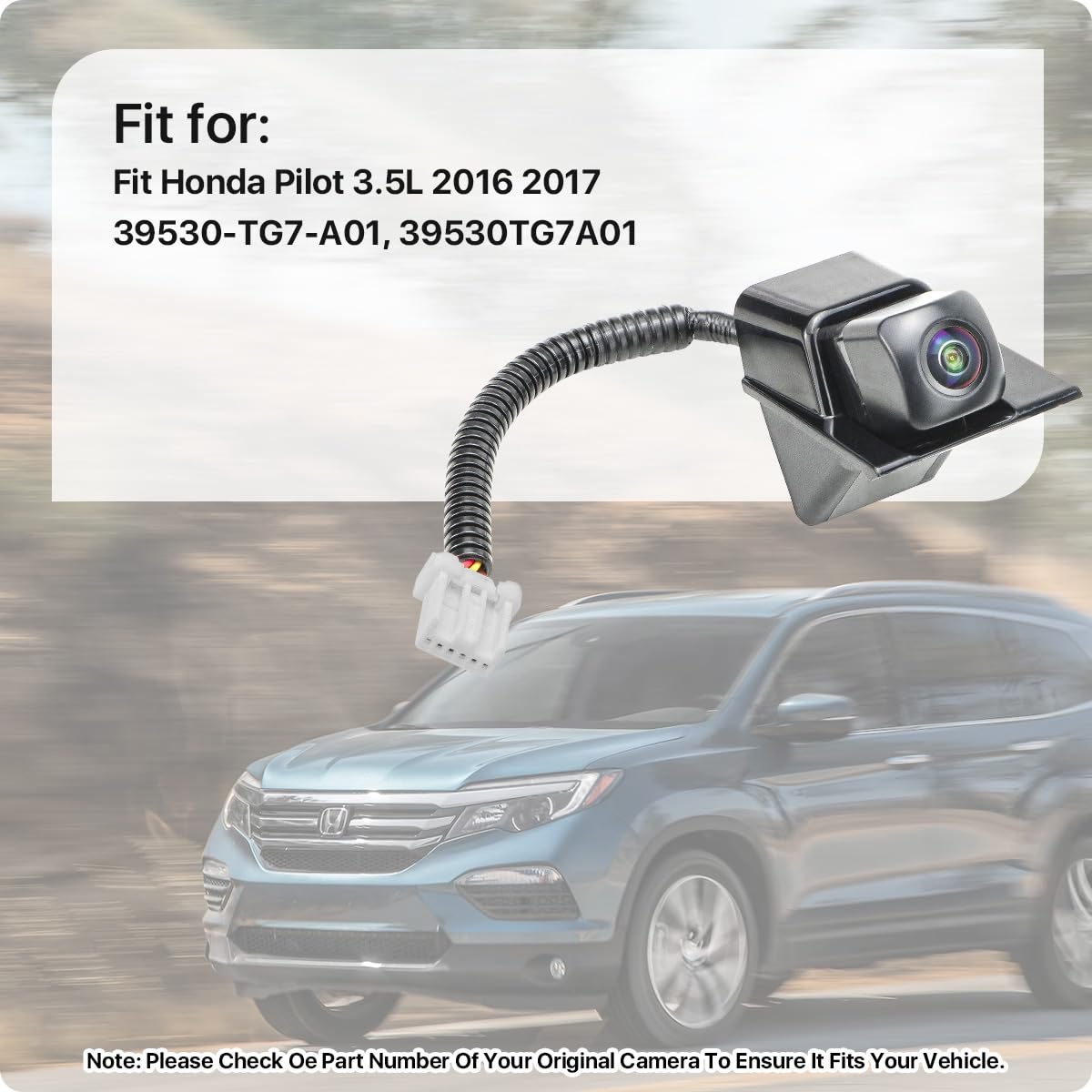 Amazon.com: 39530-TG7-A01 Rear View Camera for Honda Pilot 3.5L