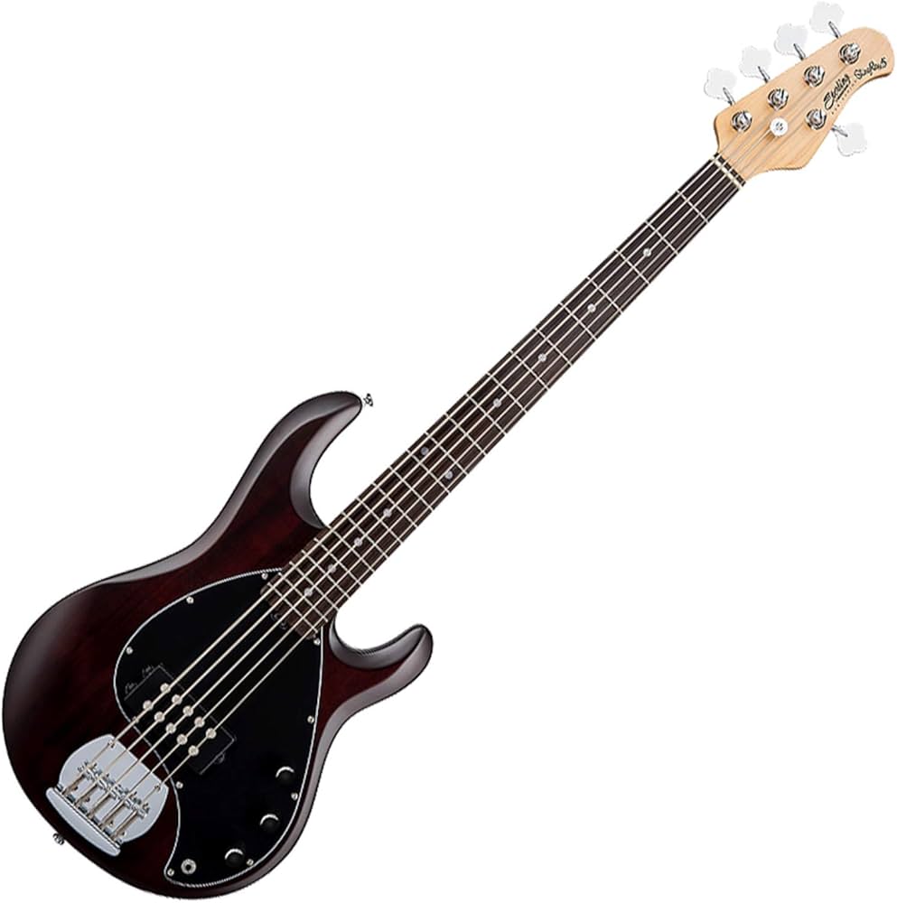 Sterling by Music Man StingRay Ray5 Bass Guitar in Walnut