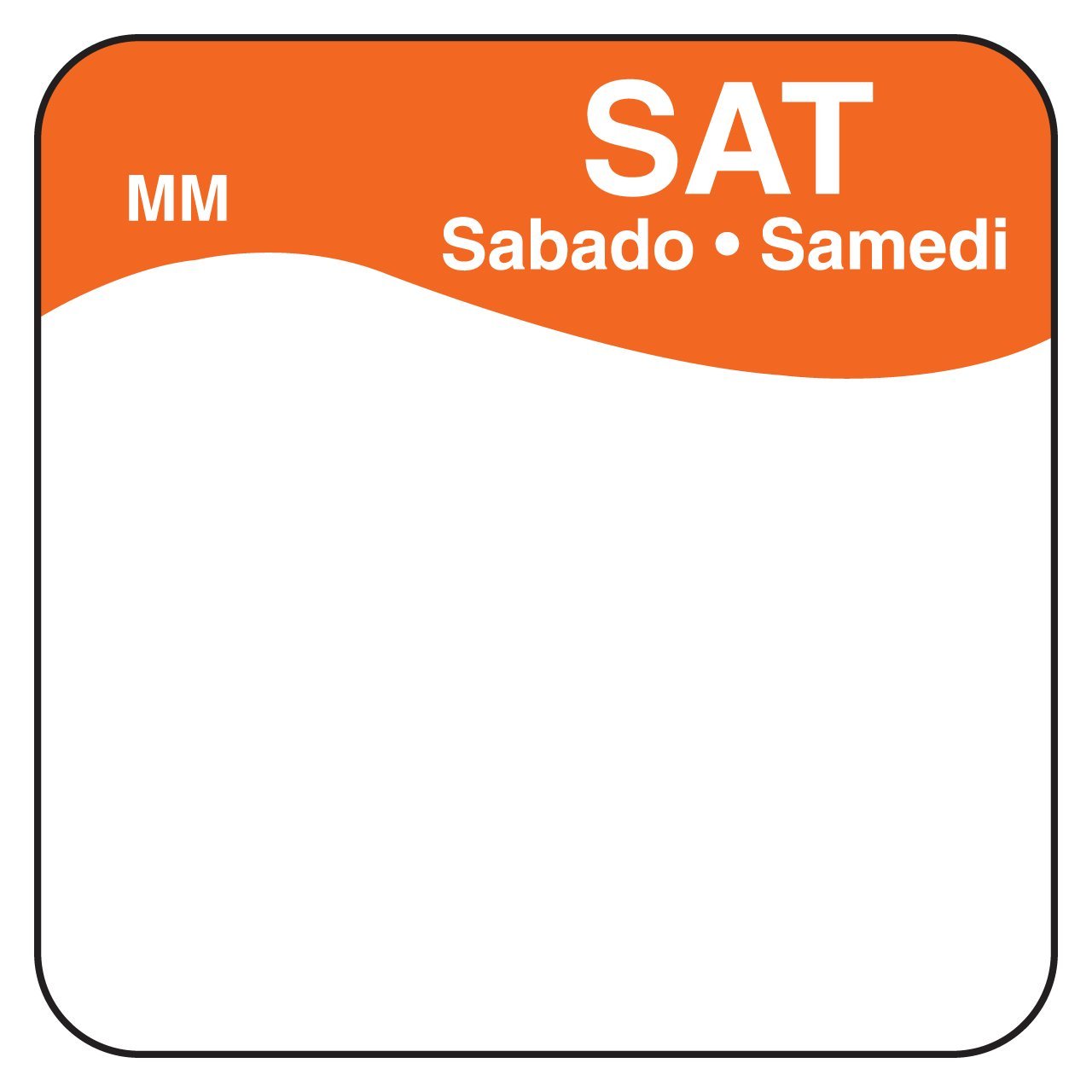 DayMark Safety Systems - IT1100342 IT110034-2-TUE removable label, 1"x1", Yellow : Office Products