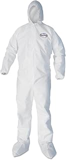 A40 Elastic-Cuff, Ankle, Hood & Boot Coveralls, White, 2X-Large, 25/Carton