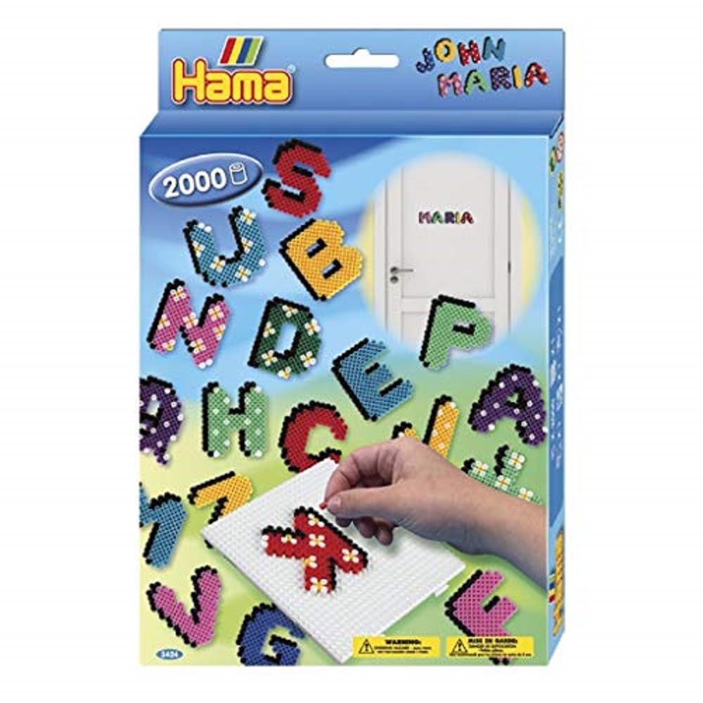 Amazon.com: Hama 10.3424 Alphabet Activity Box, Multicolour : Arts 