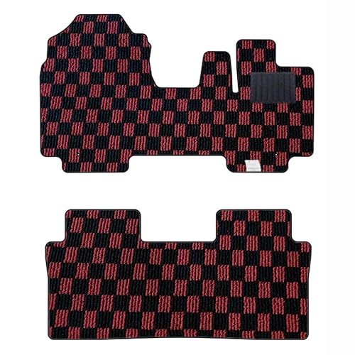 スペーシア スペーシアカスタム フロアマット 互換品 MK54S R5/11〜 エレガントグレード (チェックレッド)