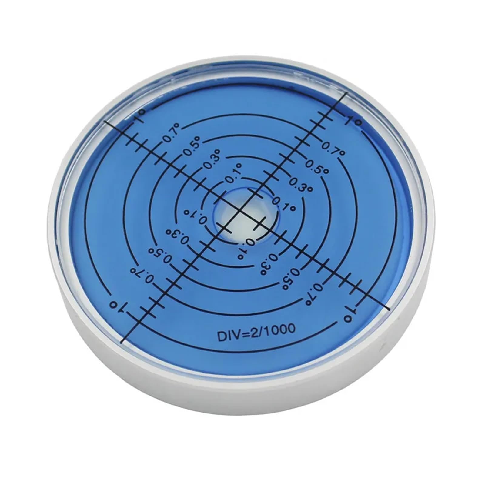 1sztuka metalowa świecąca okrągła poziomica noktowizyjna dokładność 6 "/2 mm rozmiar 60x10mm
