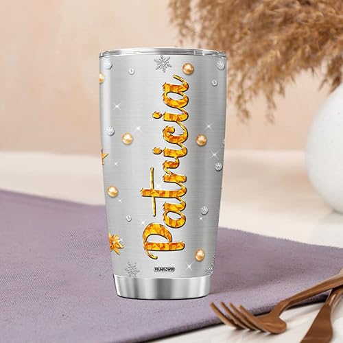 Miniatura 4 de Vaso de café personalizado, taza de viaje de pingüino con tapa, nombre personalizado, lindos regalos de cumpleaños para mujeres, taza aislada de