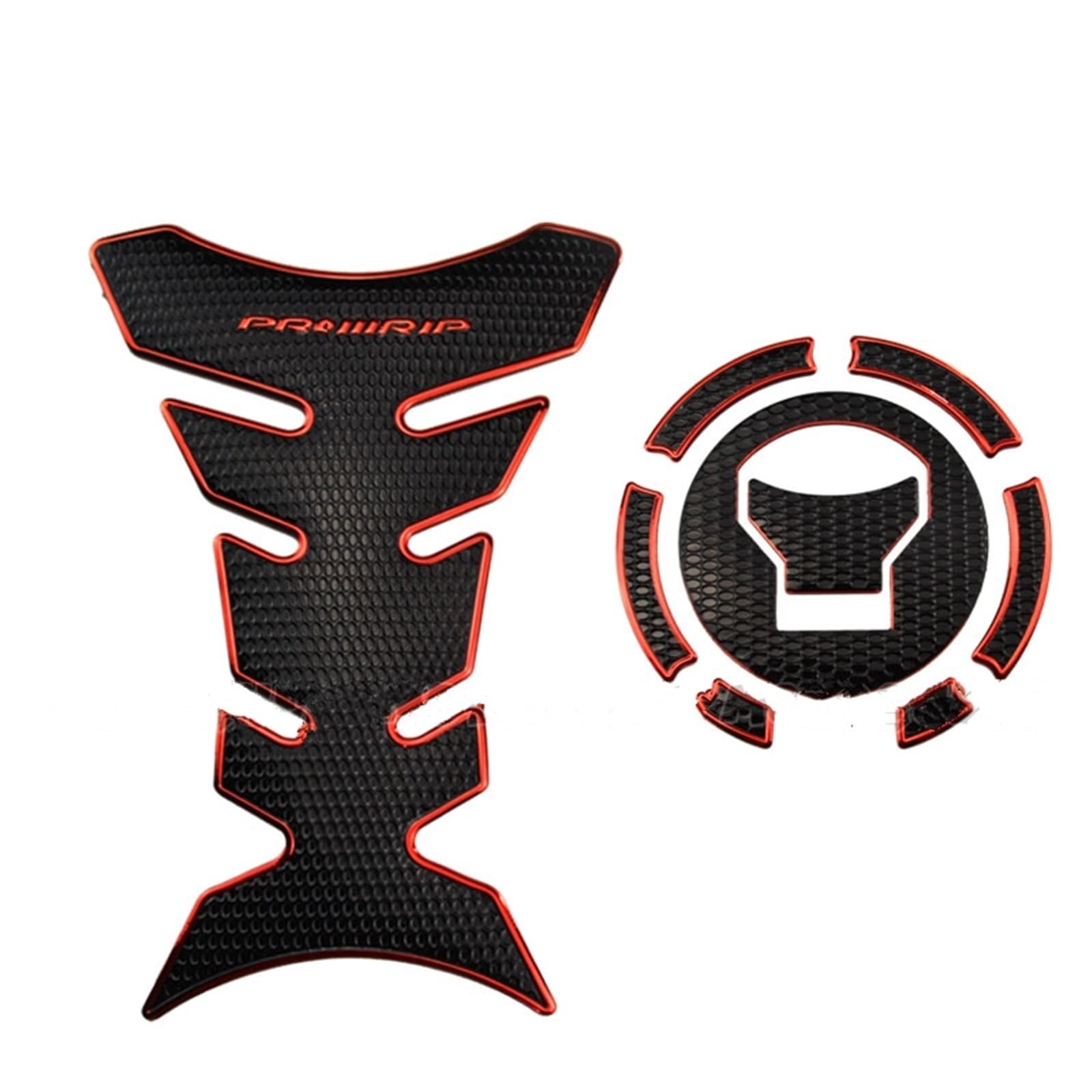 for CB650F CBR650F VFR800X VFR800 CBR500R CB500X CB500F MN4 1Set Motorcycle Gas Fuel Oil Tank Pad Decals Sticker(4 Red)