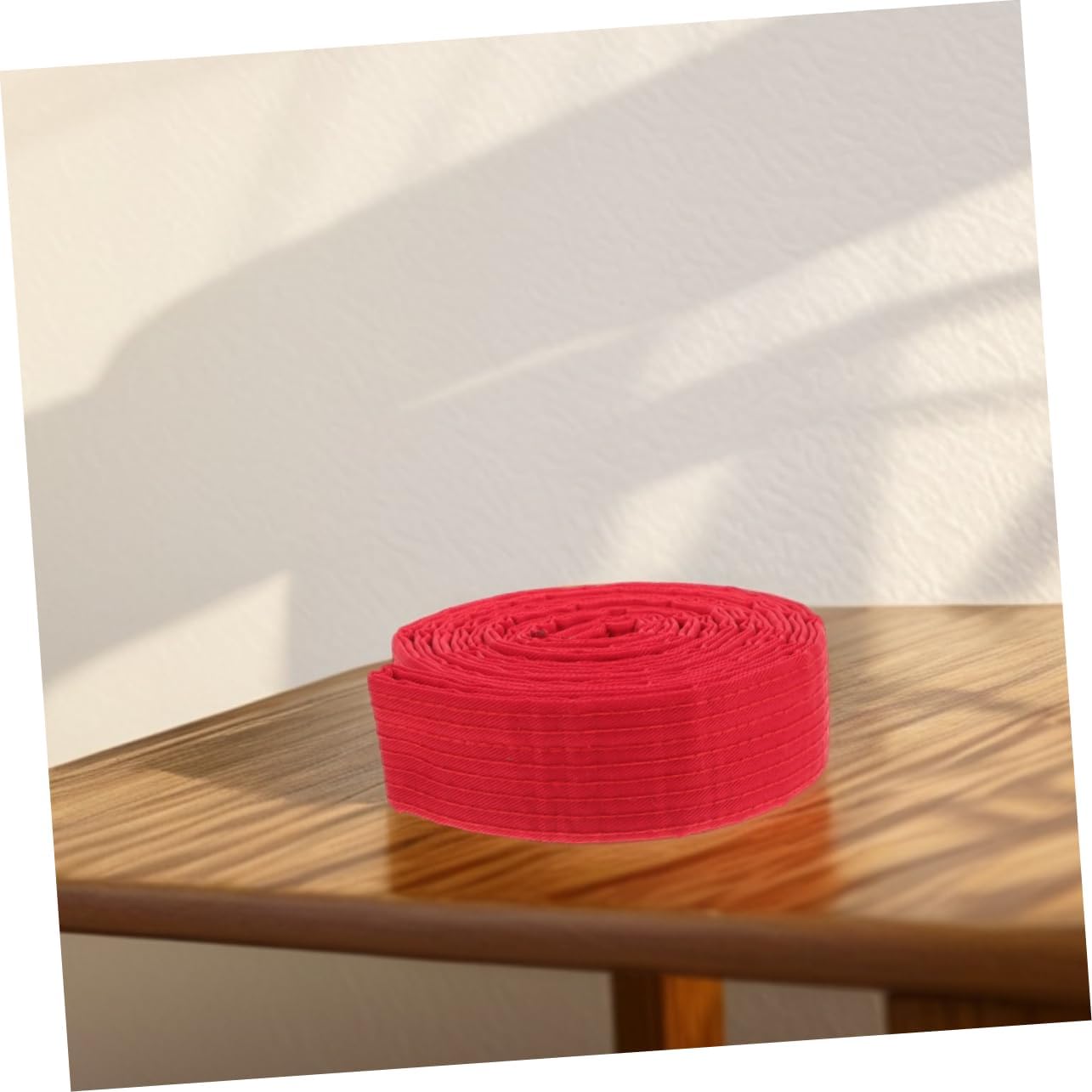 1pair Taekwondo Colored Ranking Belts for Adults and Boy Girl Training Belt for Martial Arts Practice and Techniques Elegant Red Design for Family Use for Competitions and Drills