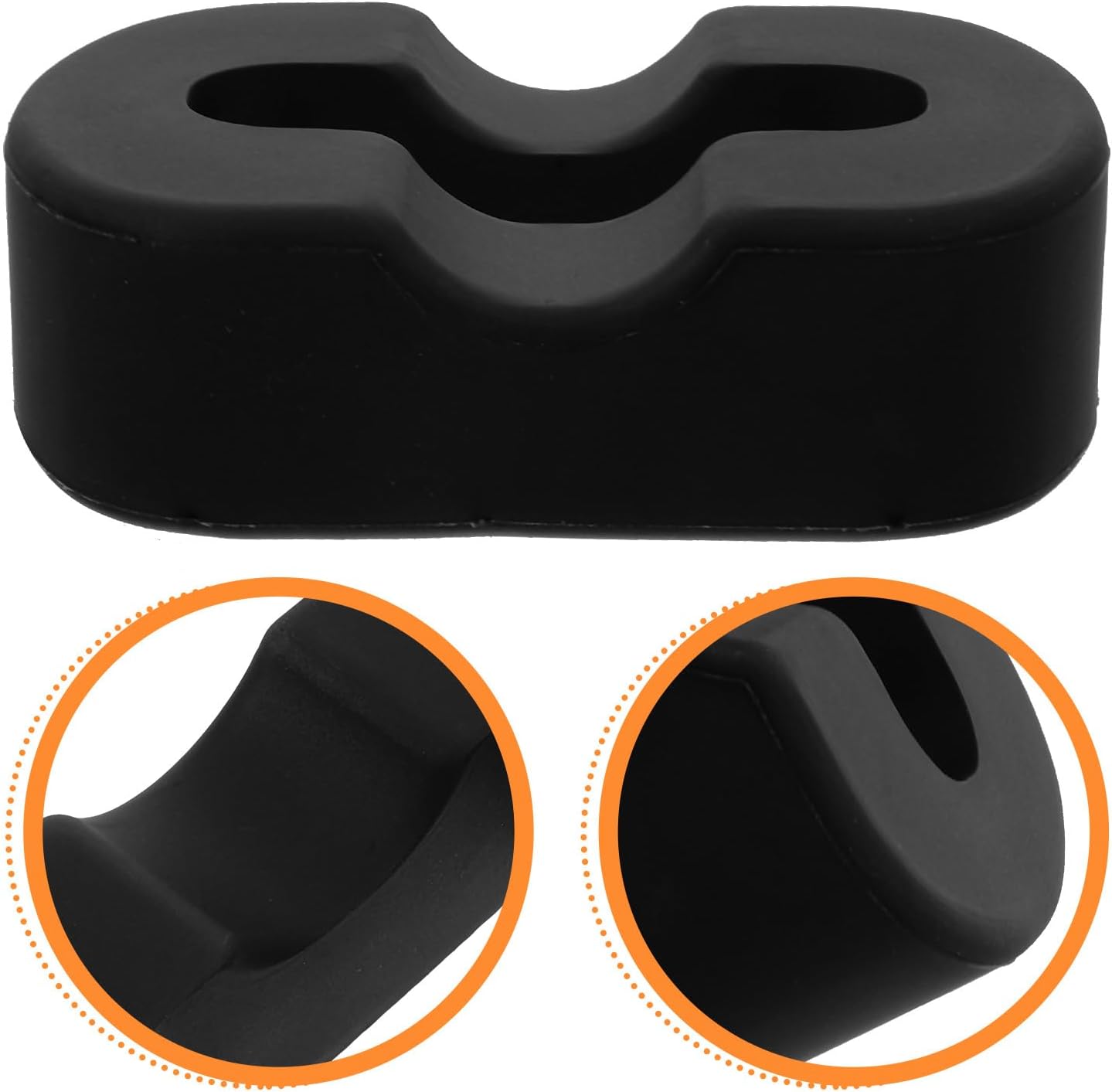 CHILDWEET Winch Fairlead Cable Guide Rubber Bumper Block Universal Off-Road Vehicle Winch Rope Protection Accessory