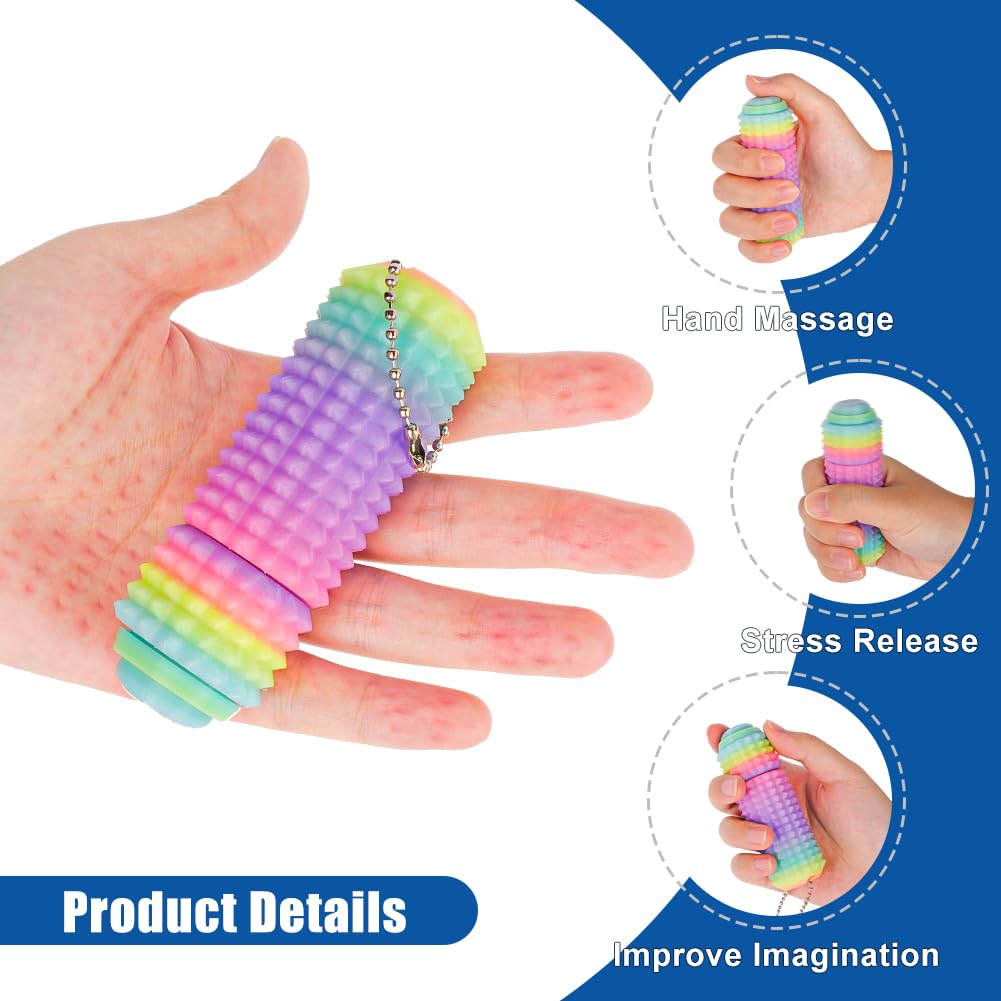 Ainiv Mini Fidget Toys for Adults 3D Printed Stim Sensory Toys with Hard Spiky Fidget - Image 3