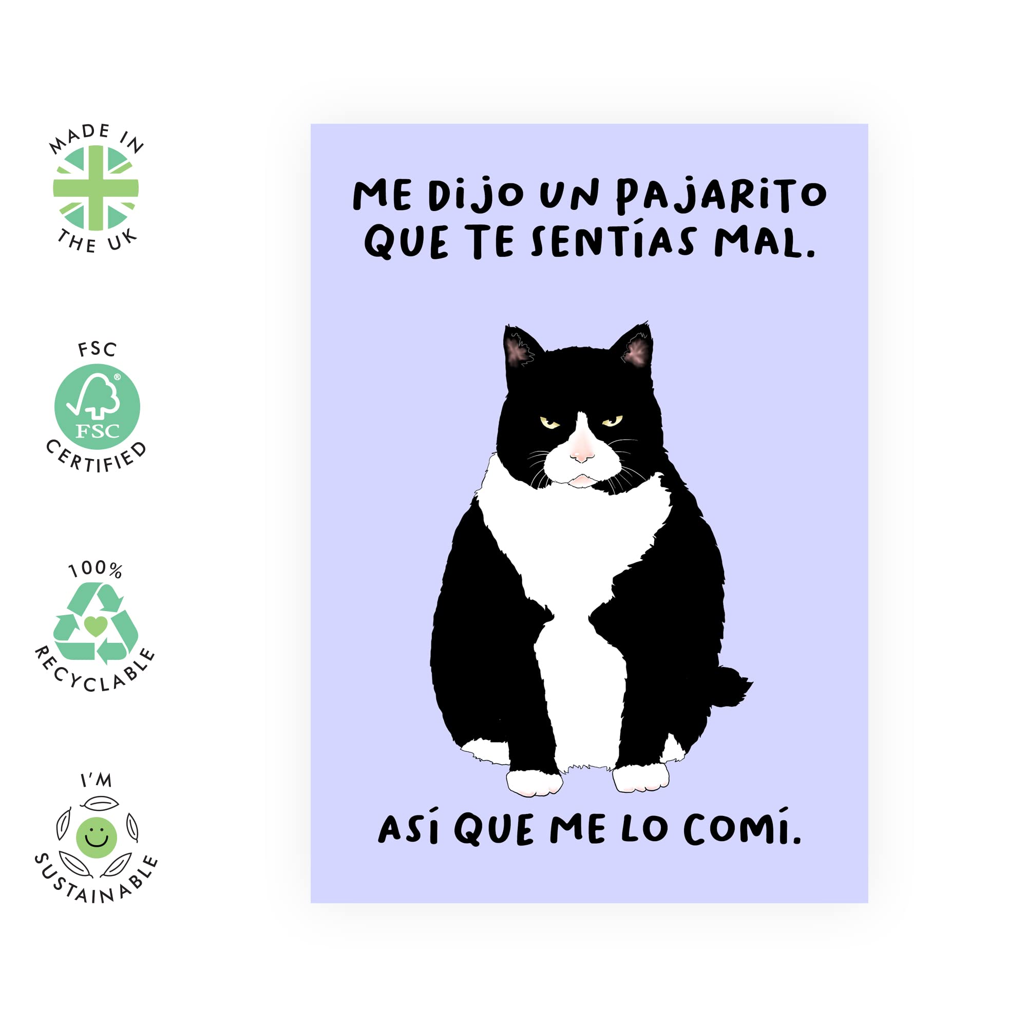 Central 23 Lustige Abschiedskarte 'Ein Vogel Wollte Hochzeit Machen' – Mit Stickers, 12x17 Cm, Für Umzug & Neuen Job