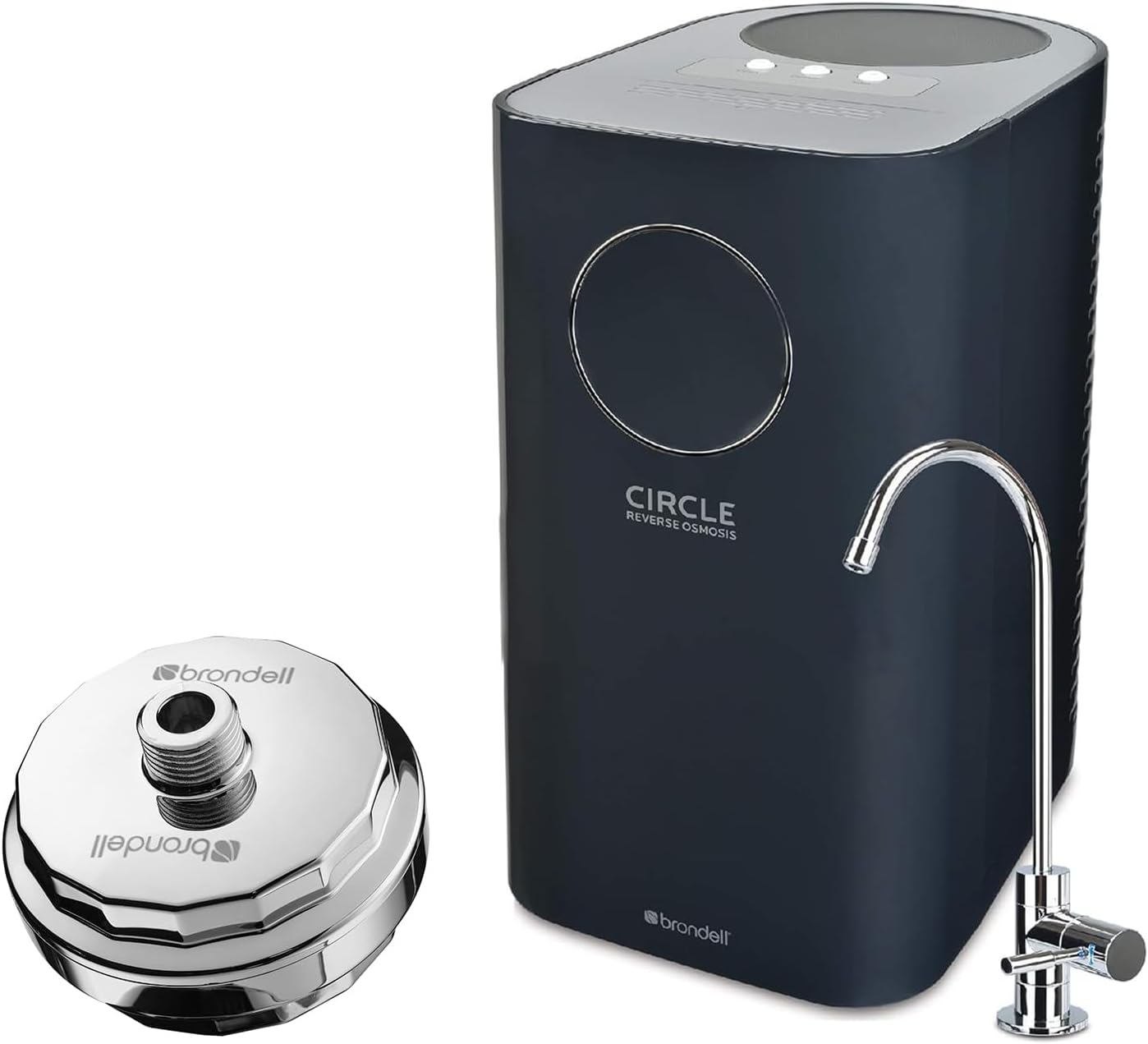 Brondell Circle RO System & VivaSpring Shower Filter Bundle