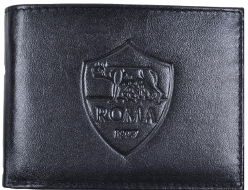 Portafoglio ROMA Ufficiale in Vera Pelle Borsellino Portacarte Originale Enzo Castellano PTFRM163188