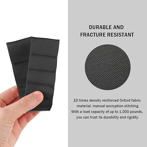 Miniatura 3 de 2 correas limitadoras de puerta compatibles con Wrangler CJ YJ TJ JK JKU JL JLU 1985-2023, correas de verificación ajustables resistentes de 9