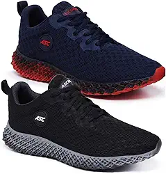 Kit 2 Pares de Tênis Ortopédico Masculino Ascension – Leve, Confortável e Ideal para Caminhada, Academia e Dia a Dia